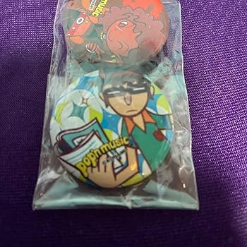 ポップンミュージック pop’n music ピンバッジ 缶バッジ セット ポップンミュージック pop'n music スクエア缶バッジ 5点セット